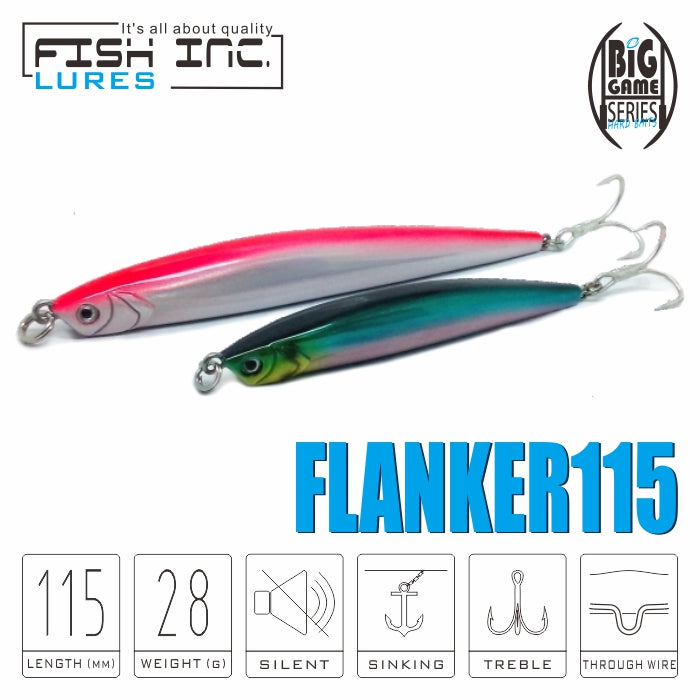 Flanker 115mm Stickbait – Fish Inc Lures INTL